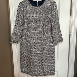 J. Crew Multicolor Tweed Dress